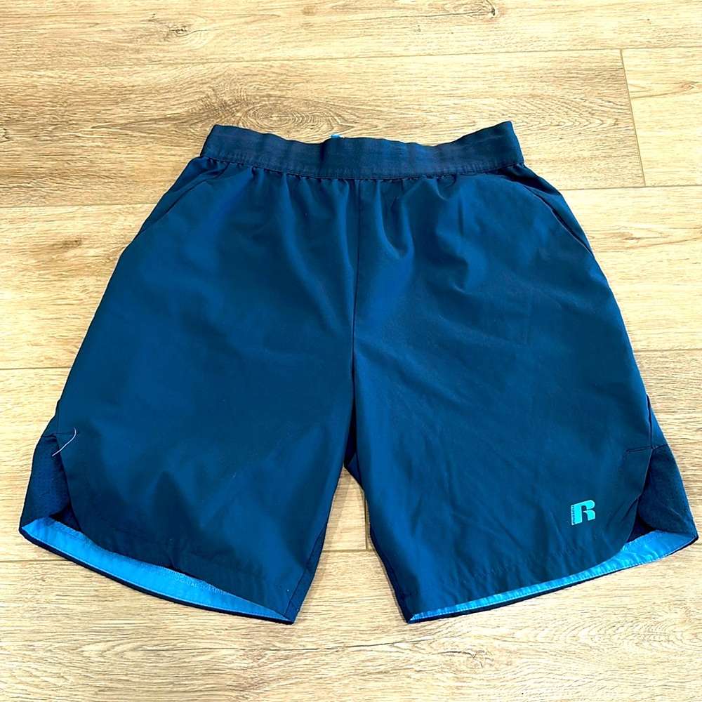 Men’s Russell Athletic Shorts Blue 9” Small